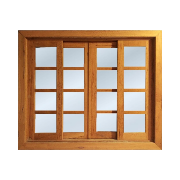 Janela quadriculada Marcenaria Zaghini